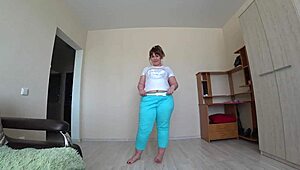 watch this lesbian strapon fuck her juicy bbw pawg in doggy style?