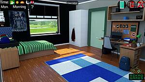 i can’t believe madrasta let me peek at Sara’s panties