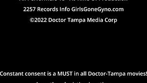 Channy Crossfire endures kinky dental checkup by Dr. Canada at GirlsGoneGynoCom.
