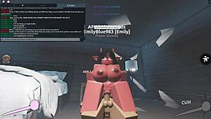 Kurvica savijena doggy i misionar sa monster kurcem