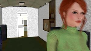 teacher's ass gets inflated with breasts