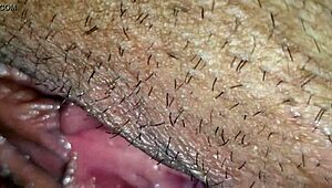 young amateur enjoys party from behind gently