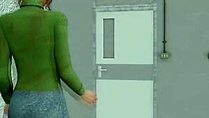 teacher's ass gets inflated with breasts