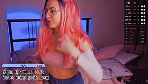 Hey, watch this alternate little teen fingering herself on webcam!