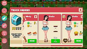 Nutaku booty farm hentai game features sexy flashing and big ass action