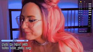 Hey, watch this alternate little teen fingering herself on webcam!