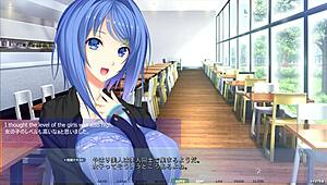 Mahiru's thrilling adventure in the Akumeru family's erotic visual novel