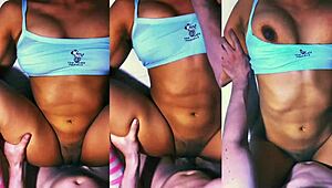 Latina Stepmom's Shy Resistance Turns Intense