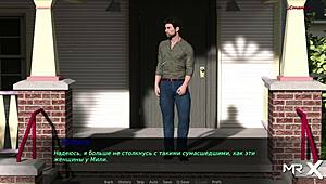 Pine Falls - Mechanic Fixing Car 9 With Cartoon Babe