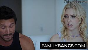Chloe Cherry and Tommy Gunn in a wild family group sex session