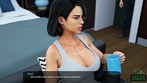 i can’t believe madrasta let me peek at Sara’s panties