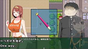 Hypno pencil trial with anime subtitles!