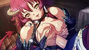 Shamsiel teases and titty fucks cock in Kyonyuu Fantasy scene 4