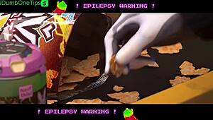 Kiriko battles d-va in wild hentai action