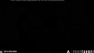 OMG, pure taboo moment as insecure GF bangs her boyfriend’s stepbro to spark jealousy! 😱