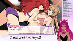 Vtuber plays lewd idol project