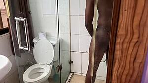 Wow, She Gives Amazing Handjob and Rimming!