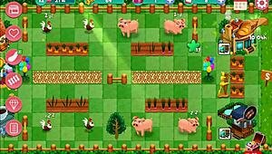 Nutaku booty farm hentai game features sexy flashing and big ass action