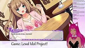 Vtuber plays lewd idol project