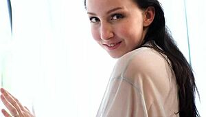 Hey Bella Angel, wanna show off more of that stunning naked beauty in the studio?