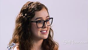 Leana Lovings spills personal stories in a candid nerdy interview with cute charm.