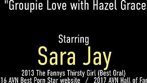 Sara Jay And Hazel Grace Share Dildo Fucking Machine