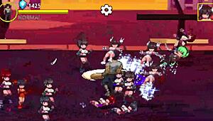 I play penis hero hentai game for you