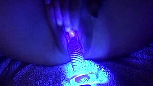 Glow In The Dark Pussy Full Video With Shaved Wet Toys