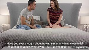 Hey, watch this erotic nympho stretch her tight pussy wide open!