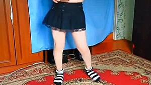 4k Shemale Cute Sissy Crossdresser In 3 Hot Dresses Fucks White Gay Boy Slut Twink Big Butt Big Ass!