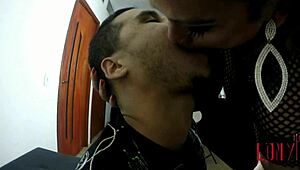 “Think you can handle my dominant kisses, sub?” Lohanny Brandao teases