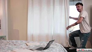 An Asian teen gets her hairy pussy licked and banged hard by her boyfriend.