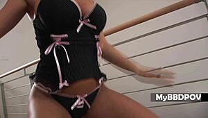 Jessica Moore takes a deep anal creampie with her big natural tits. Watch in 4K!
