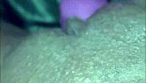 Milaj Tests New Wand Vibrator on Her Pussy