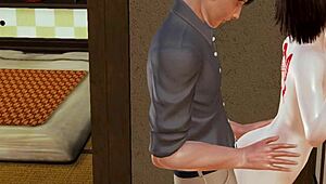 อนิเมะ 3D ล้อแฟนเก่าเย็ดร่านๆ