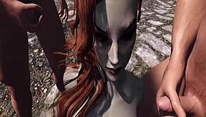 وااو! إيريليث تحرّض الحراس في أكشن سكايريم الجامح!