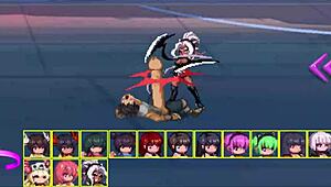 I play penis hero hentai game for you