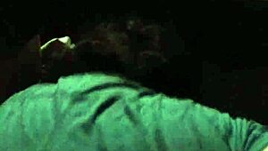 Big Chick Gets Piped Hard in Garage!