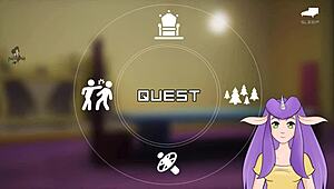 in dragon ball divine adventure part 57, android 21 gives a blowjob