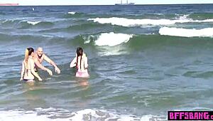 naughty bisexual teen bffs crave riding massive cocks hard