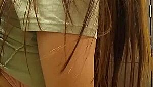 Argentinian University Girl Caught on Voyeur Upskirt Trip