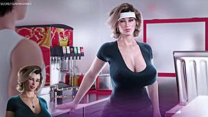 Yo, bu büyük memeli üvey anne kremsi amına 10 inçlik dev yarak alıyor 😍