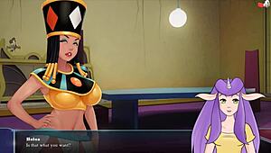 in dragon ball divine adventure part 57, android 21 gives a blowjob