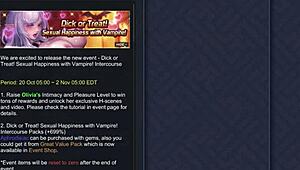 playing with olivias dripping pussy in vampire sex scene 😈