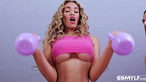 Briana Banderas takes my workout to a crazy level with wild doggystyle.