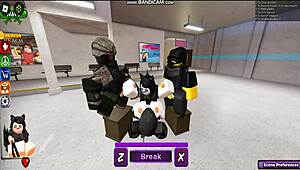 Whoreblox game presents exciting gangbang moment one