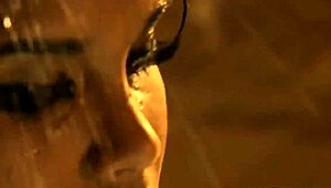 Mystery babe strips exotic nude