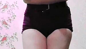 4k Shemale Cute Sissy Crossdresser In 3 Hot Dresses Fucks White Gay Boy Slut Twink Big Butt Big Ass!