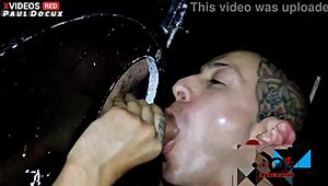 gloryhole marathon of blowjobs with cum 😏