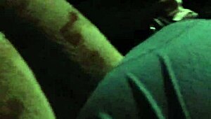 Big Chick Gets Piped Hard in Garage!